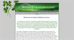 Desktop Screenshot of banjo-tablatures.com